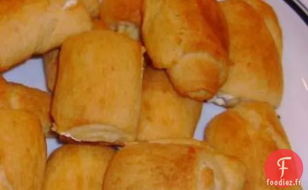 Mini Rouleaux de Fromage À la Crème