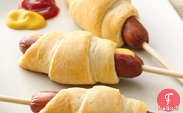 Chien Croissant sur un bâton