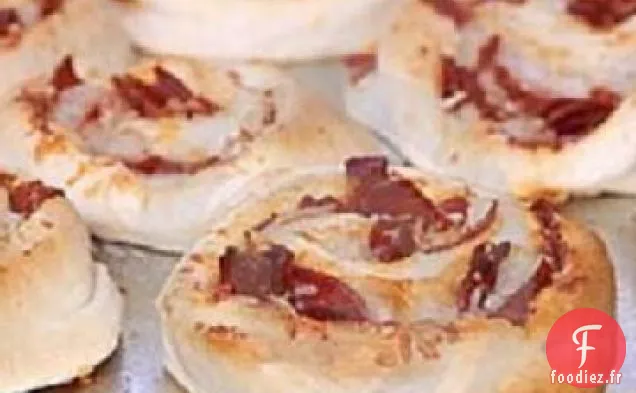 Pinwheels au Bacon et au Cheddar