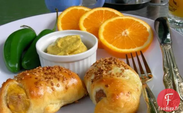 Kolaches de Croissant Avec un Coup de pied