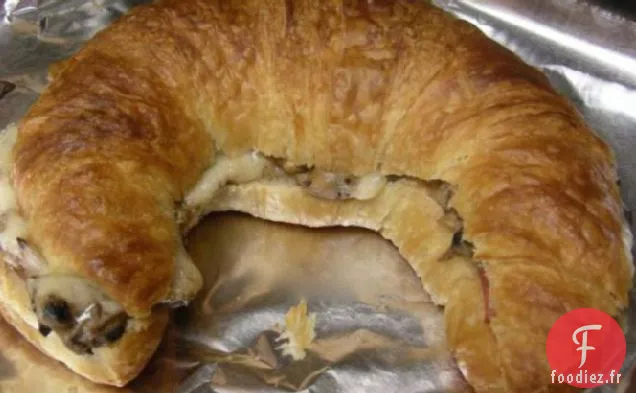 Jambon Cuit Et Suisse Avec Sauce Aux Champignons