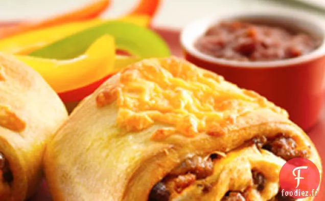 Burritos au Croissant de Bœuf et de Haricots