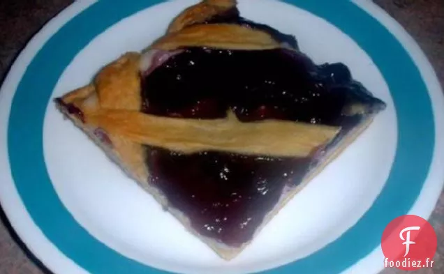 Pâtisserie de Petit-déjeuner aux Fruits et au Fromage à la Crème