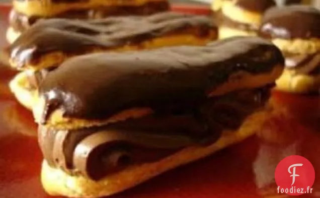 Éclairs au Fromage Au Chocolat