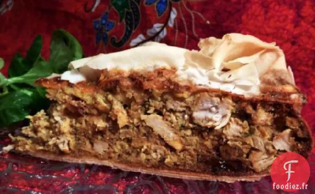 Tarte Au Poulet Marocaine