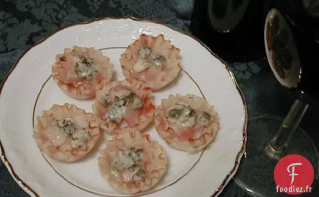 Tartelettes aux Poires et au Fromage Bleu