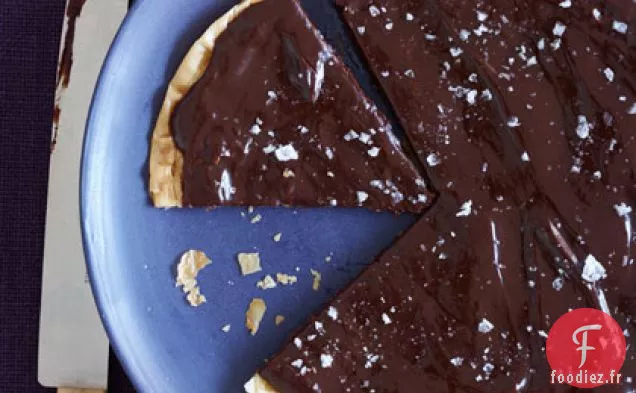 Tarte Chocolat-Caramel Salé