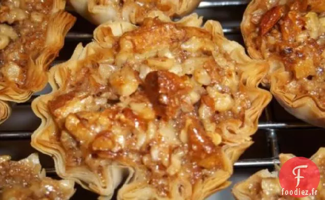 Bouchées Croquantes de Tarte aux Pacanes