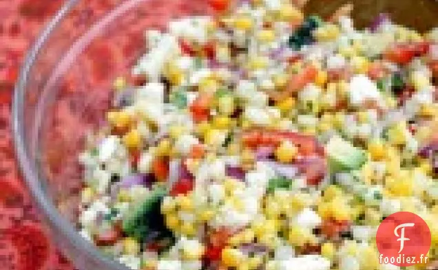 Salade De Maïs Au Queso Fresco