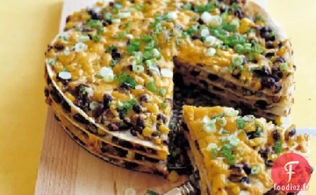 Tarte aux Tortillas et Haricots Noirs