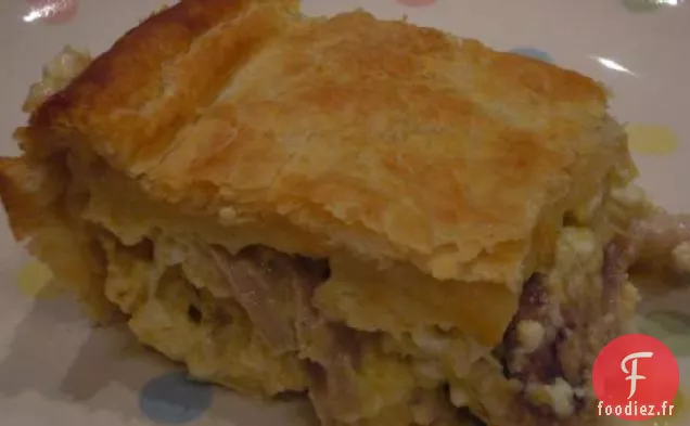Tarte au Poulet et au Fromage