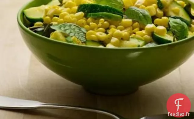 Salade De Maïs Et Courgettes