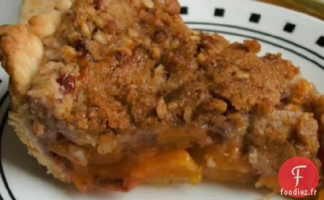 Tarte Aux Pêches Au Streusel Aux Amandes Et Aux Pacanes