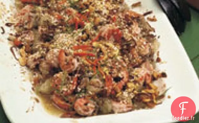 Salade de Crevettes et Pomelo