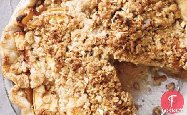Tarte Crumble aux Pêches