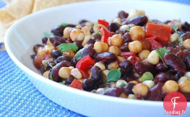 Salade De Haricots Et De Maïs Au Barbecue Chipotle