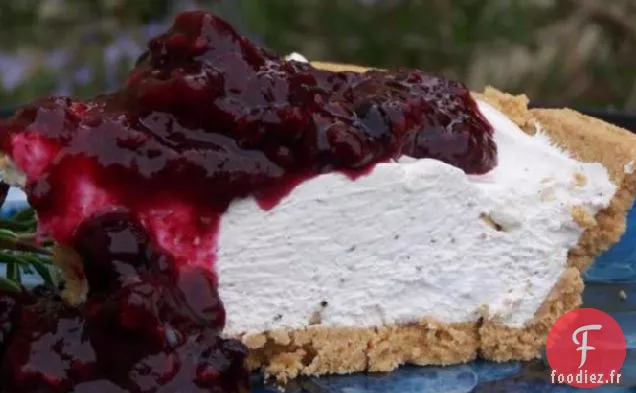 Tarte au Fromage à la Crème à la Vanille Et à la Lavande
