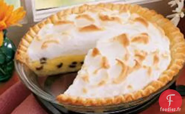 Tarte à la Crème aux Raisins Secs