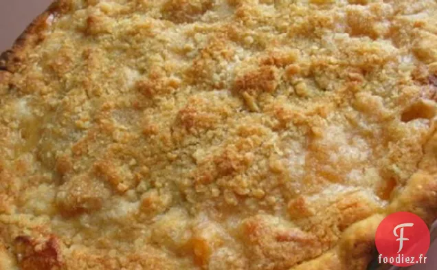 Tarte aux Pêches à la Crème Streusel