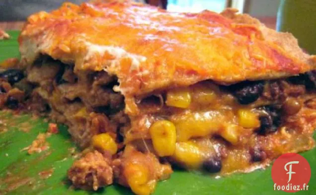 Tarte au Burrito Empilée