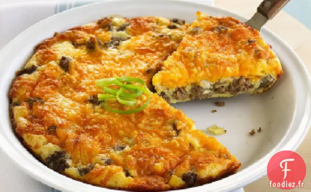 Tarte au Cheeseburger Moins Grasse