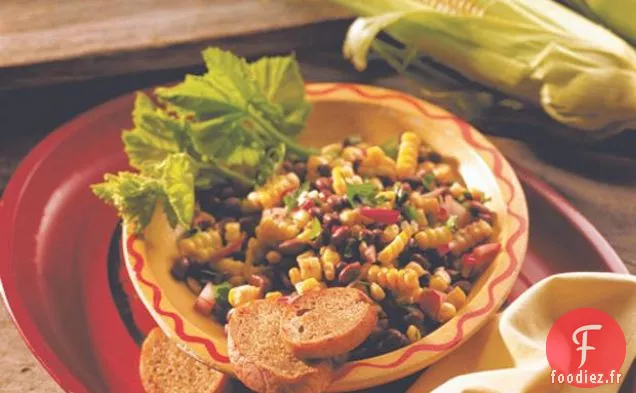 Salade De Haricots Noirs Et De Maïs