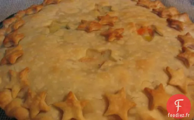 Tarte Au Poulet Avec 2 Croûtes