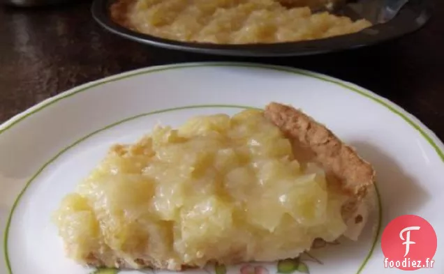 Tarte À L'Ananas Avec Croûte De Tarte Sablée