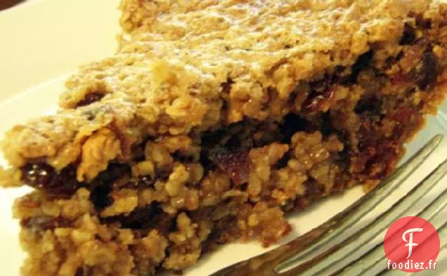 Tarte aux Biscuits aux Raisins Secs à l'Avoine I