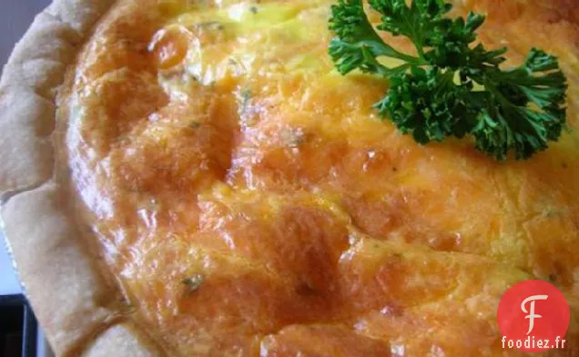 Quiche au Bacon et au Cheddar