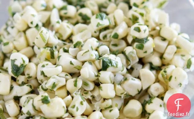 Salade Fraîche De Maïs Sucré Et De Citron Vert