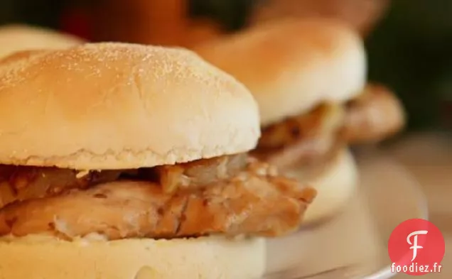 Hamburgers au Poulet Teriyaki Faciles
