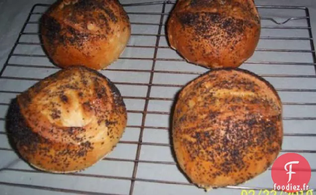 Rouleaux durs (à l'aide d'un mélangeur sur pied)