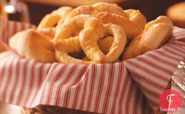 Recette de Bretzels à la bière et au Gouda