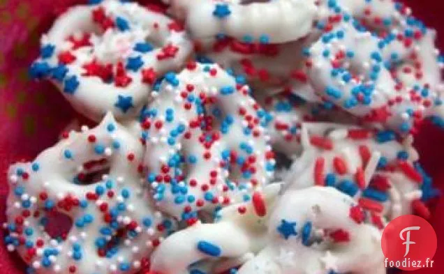 Bretzels Enrobés De Chocolat Blanc