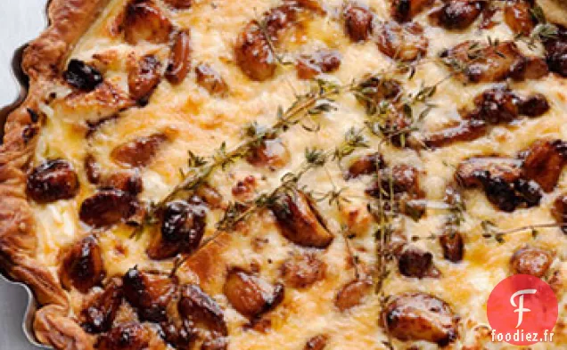 Tarte à l'Ail Caramélisée