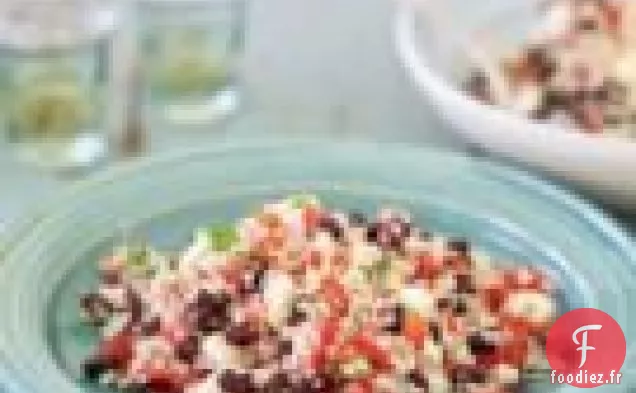 Salade De Haricots Noirs, Maïs Et Quinoa