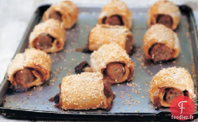 Recette de Bouffées de Saucisses et de Chutney