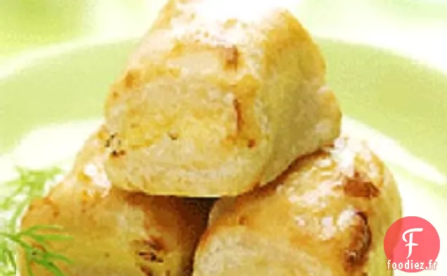Rouleaux de pommes de Terre salés (A / K / A Knishes de pommes de terre de la Manière Facile)