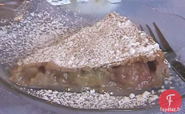 Tarten Riwbob (Tarte à la Rhubarbe) Gallois