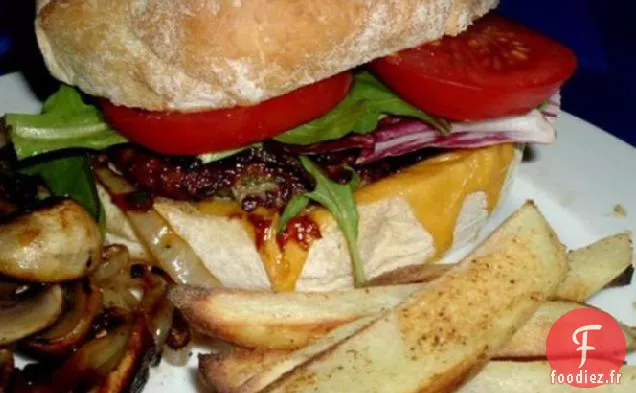 Burgers de Buffles Jalapeno Grillés