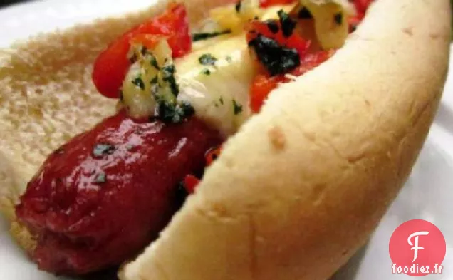 Hot-Dogs Gourmands au Fromage Manchego et à l'Ail