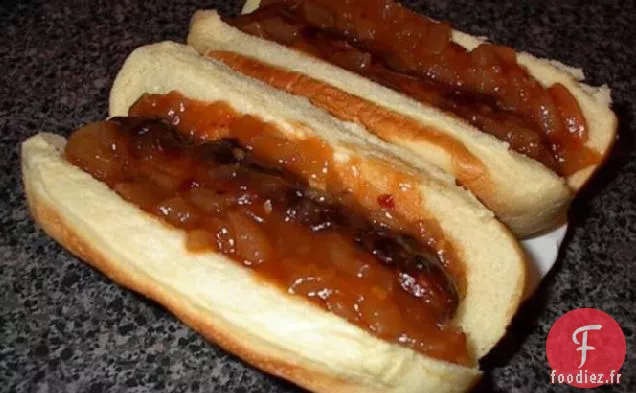Sauce à l'oignon de Sabrett pour Hot-Dogs