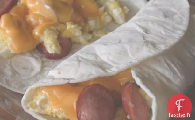 Burritos Aux Œufs de Hot-Dog