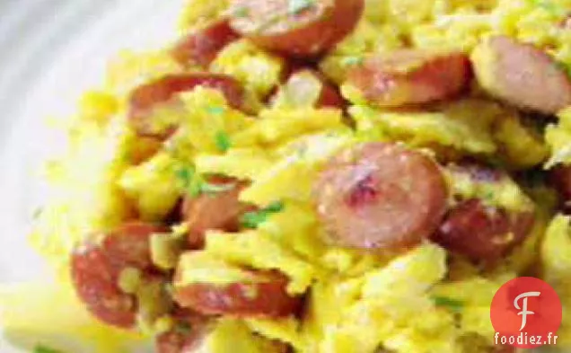 Round 2 en Ligne - Brouillade de Hot-Dog au fromage