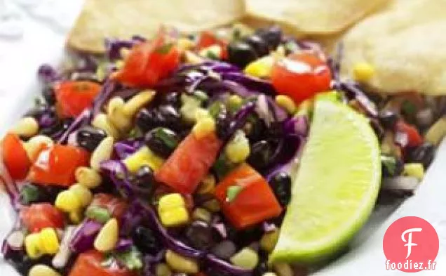 Salade de Maïs et Haricots Noirs du Sud-Ouest