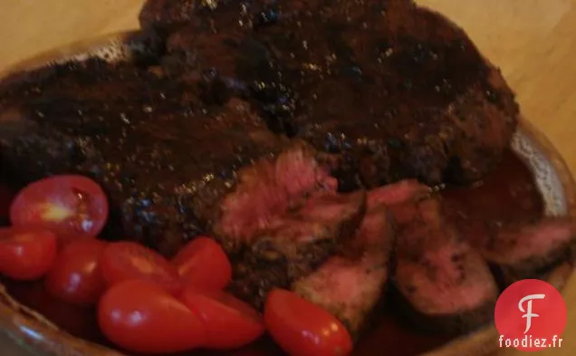 Lapin au Vin Blanc, Bacon, Oignon et Sauce aux Champignons