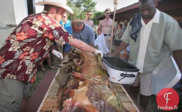 Cochon Rôti Au Four de Terre