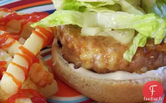 Hamburgers au Poulet Haché