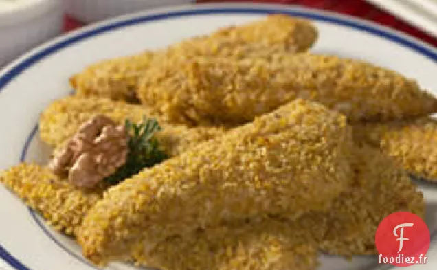 Lanières De Poulet Enrobées De Noix Croquantes